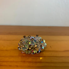 Load image into Gallery viewer, Vintage Mini Oval Cluster Rhinestone AB Crystal Sparkling Brooch
