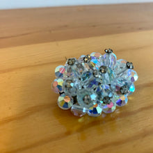 Load image into Gallery viewer, Vintage Mini Oval Cluster Rhinestone AB Crystal Sparkling Brooch
