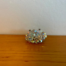 Load image into Gallery viewer, Vintage Mini Oval Cluster Rhinestone AB Crystal Sparkling Brooch
