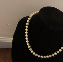 Load image into Gallery viewer, Vintage Faux Champagne Gold Double Knotted Lightweight Costume  18” Necklace
