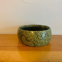 Load image into Gallery viewer, Vintage Faux Leather Green Snakeskin Fabric Wide 90’s Bangle Bracelet
