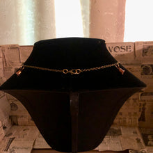 Load image into Gallery viewer, Handmade by Rose, Mini Brass Vintage Copper Bell Charm Necklace
