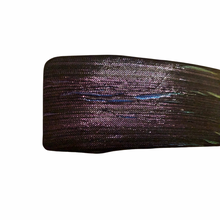 Load image into Gallery viewer, Vintage 1980’s Purple Green Black Multicolored Threaded Rectangular Hair Barrette Clip
