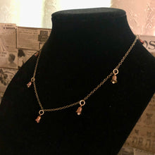 Load image into Gallery viewer, Handmade by Rose, Mini Brass Vintage Copper Bell Charm Necklace
