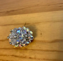 Load image into Gallery viewer, Vintage Mini Oval Cluster Rhinestone AB Crystal Sparkling Brooch
