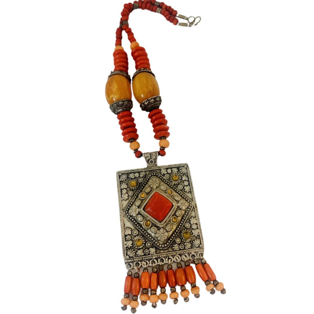 Amber necklace 74 cm – Jalokivitukku.com