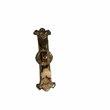 Load image into Gallery viewer, Antique Jewelry Victorian Gold and Black Tone Filigree Bar Brooch
