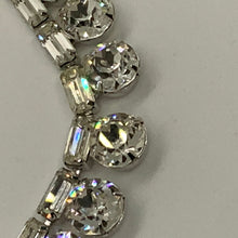 Load image into Gallery viewer, Vintage Estate Demi Parure Eisenberg Ice Rhinestone Rhodium Plated Necklace and Earrings
