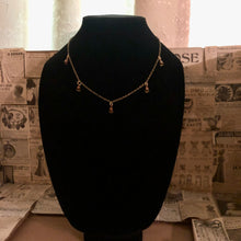 Load image into Gallery viewer, Handmade by Rose, Mini Brass Vintage Copper Bell Charm Necklace
